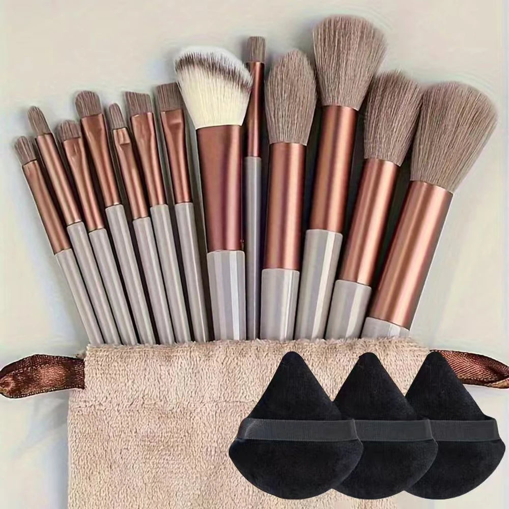 Avlora Glam™ 13-Piece Makeup Brush Collection