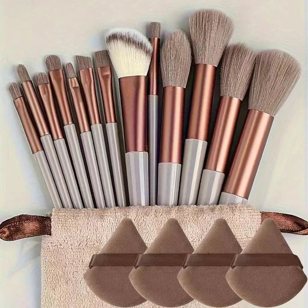 Avlora Glam™ 13-Piece Makeup Brush Collection