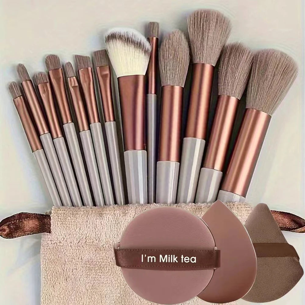 Avlora Glam™ 13-Piece Makeup Brush Collection