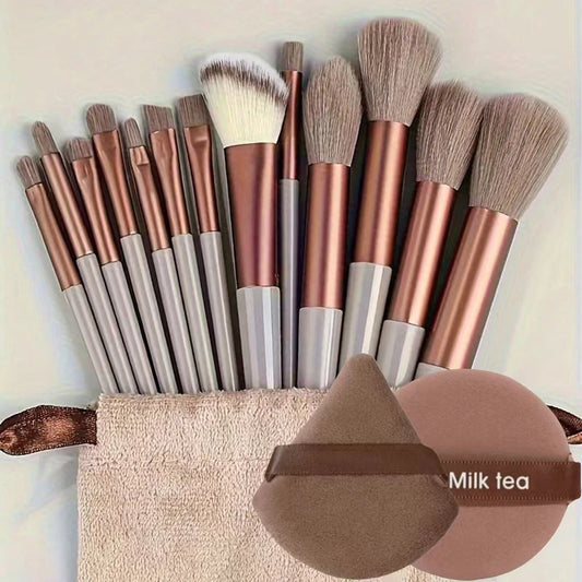 Avlora Glam™ 13-Piece Makeup Brush Collection