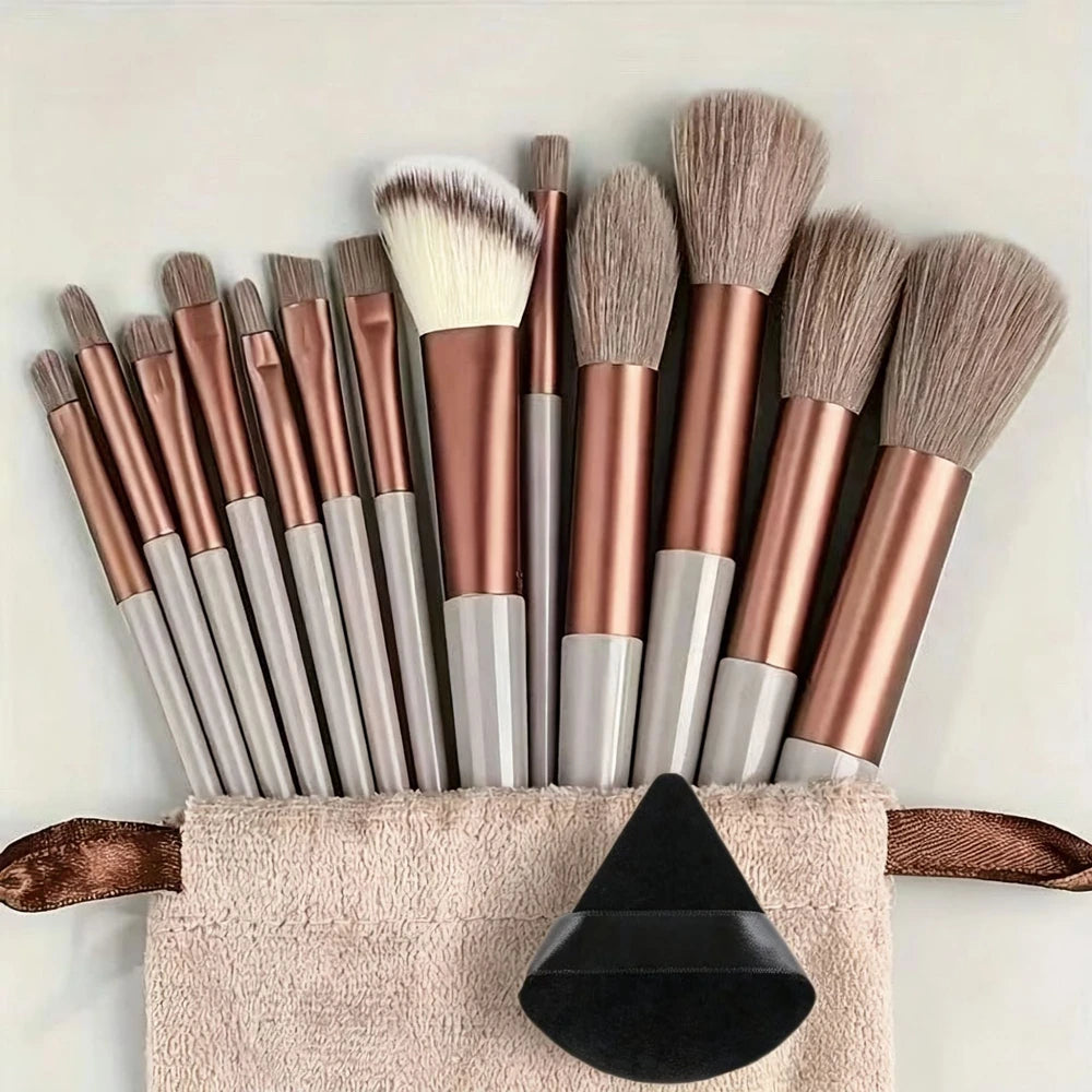 Avlora Glam™ 13-Piece Makeup Brush Collection